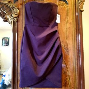 Purple mini dress